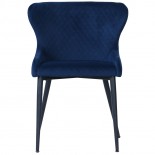 Nevada Orbit Chair - Navy Velvet